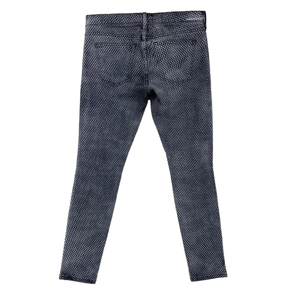 CURRENT ELLIOTT Jeans Ankle Skinny Mesh Fishnet Print - Picture 2 of 7